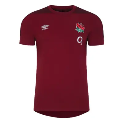 (M) England Rugby Presentation T-Shirt (Tibetan Red)