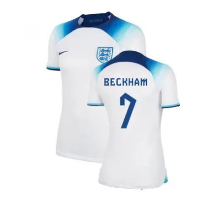 (S) England Home Shirt (Ladies) (Beckham 7)