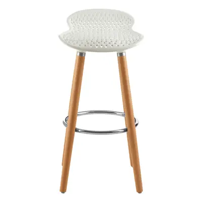 Premier Housewares Stockholm Matte White Bar Stool