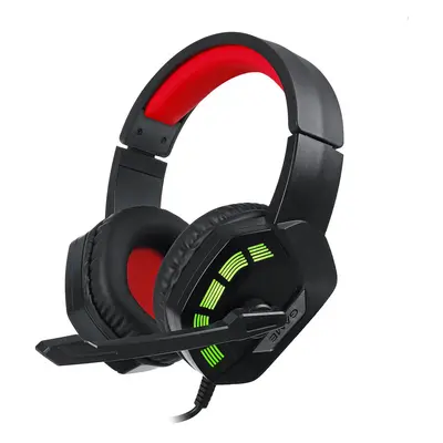 (Red, 3.5mm) Gaming Headset Surround Sound Music Earphones USB 7.1 & 3.5mm Wired RGB Backlight G