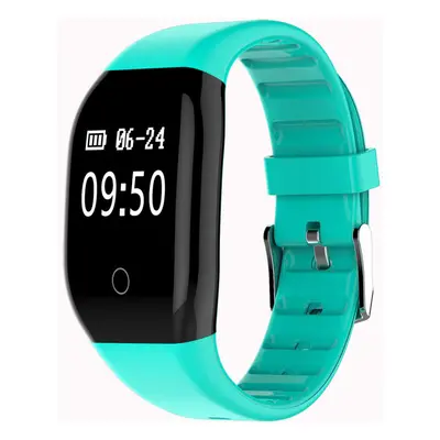 (Light Blue) Heart Rate Sleep Monitor IP67 Waterproof Smart Watch Bracelet Pedometer