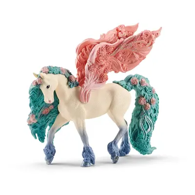 Schleich bayala Sparkle Flower Pegasus Toy Figurine for Kids Ages