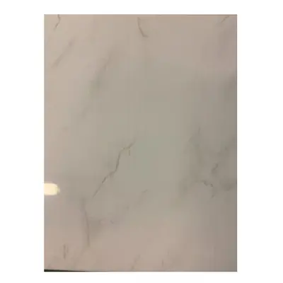 (White Marble Gloss (12 pack)) White Black Grey Sparkle & Marble Shower Wall Panels PVC Bathroom