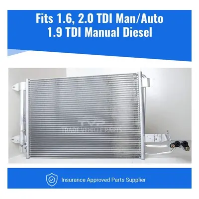 Audi A3/S3 Air Con Condenser (1.6 Tdi, 2.0 Tdi Man/Auto) (1.9 Tdi Manual) With Dryer Corrosion P