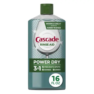 Cascade Power Dry Dishwasher Rinse Aid, fl oz