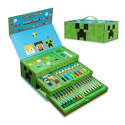 Minecraft Art Set, Colouring Sets for Children, Over Art Supplies for Kids