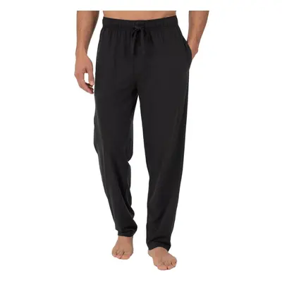 Fruit of the Loom Men's Extended Sizes Jersey Knit Sleep Pant (1-Pack) Black 2XL Tall