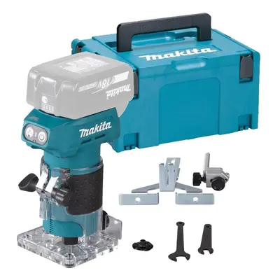 Makita DRT52Z 18V Cordless LXT Brushless Router Trimmer + Makpac