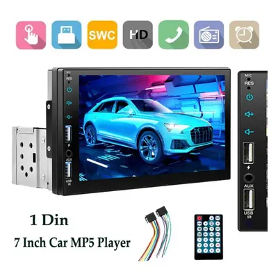 (as the picture, 7023) Inch 1din Mp5 Car Radio 7010b/7012b/7018b/7023/ Universal, Touch Display,