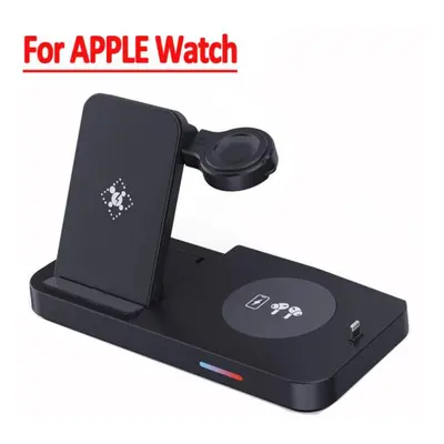 (black, For Apple Watch) 30w In Fast Wireless Charger Stand Foldable Charging Station For Apple 