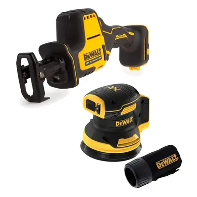 Dewalt DCS369N 18v XR Compact Brushless Reciprocating Saw & DCW210N Sander Bare