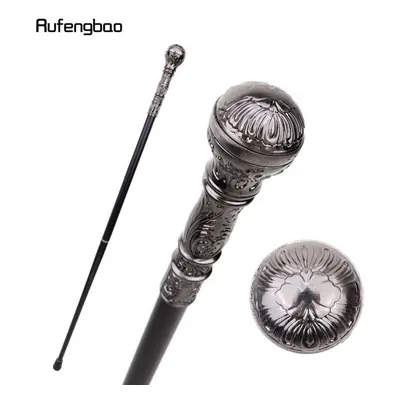 (as the picture) Silver Luxury Round Handle Fashion Walking Stick For Party Decorative Walking C