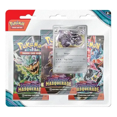 TCG: Scarlet & VioletâTwilight Masquerade 3-Pack Blister: Revavroom (3 Booster Packs & Foil Pr