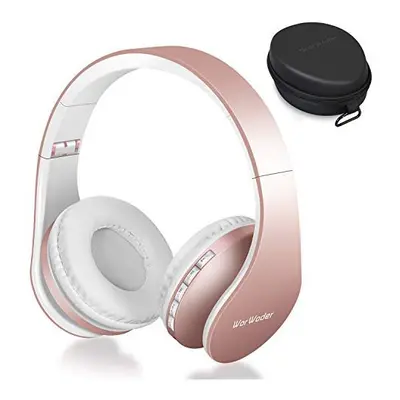 Wireless Bluetooth Over Ear Stereo Foldable Headphones, Wireless and Wired Mode Headsets with So