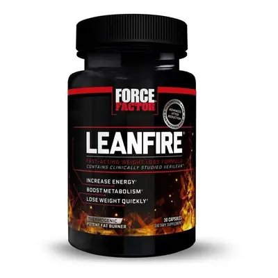 Force Factor LeanFire Thermogenic Pre Workout and Fat Burner with Green Tea Extract to Increase 