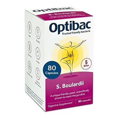 OptiBac Saccharomyces Boulardii | Billion Friendly Bacteria Natural Yeast Supplement | Well Rese