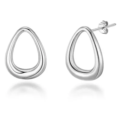 Sterling Silver Open Drop Earrings