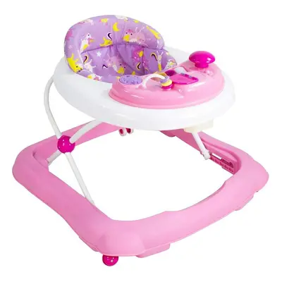 (Single) Baby Go Round Plastic Jive Unicorn , Pink