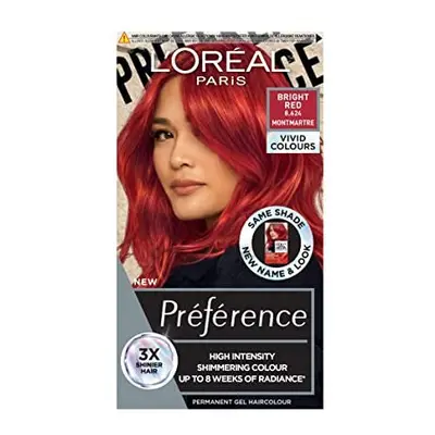 L'OrÃ©al Paris Permanent Hair Colour, Long-Lasting Shine and Intense Colour, For up to Weeks, Pr