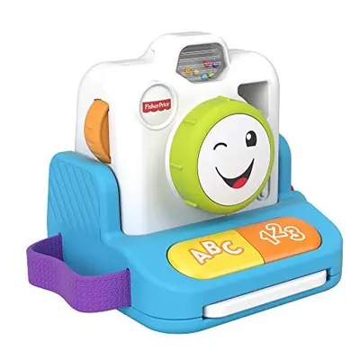 Fisher Price GMX43 Laughing/Early Learning My First Camera/Musical Toy French Version for Babies