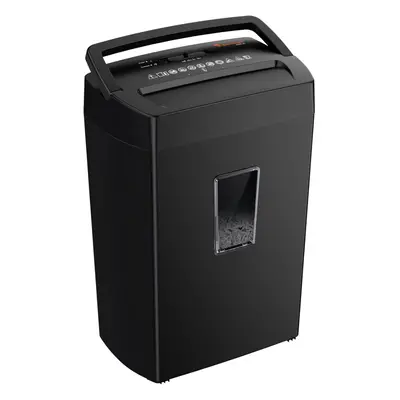 12-sheet cross-cut shredder, heavy-duty home shredder, 5-minute continuous shredding, can shred 