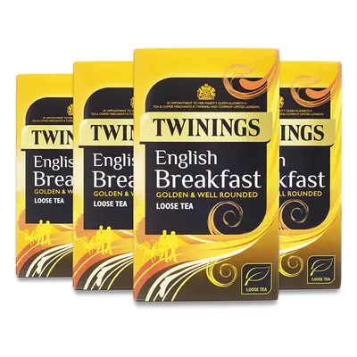 Twinings English Breakfast Loose Tea g (Pack of 4)