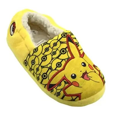 Boys Kids Slippers Pikachu, Yellow, Size