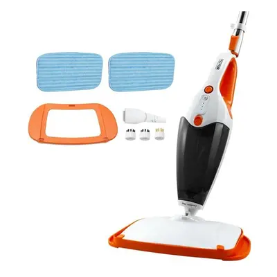 Vevor KCXSXZQ145232YB52V1 5-in-1 Steam Mop with Replaceable Microfiber Brush Heads Hard Wood Flo