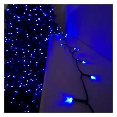 600 LED 60m Premier Battery Function Outdoor Smart Timer Christmas Lights Blue