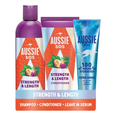 Strength And Length Shampoo And Conditioner Set, Hydrates And Strengthens Long, Weak Hair, Nouri