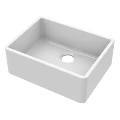 595mm - Single Bowl Butler Kitchen Sink - No Overflow & No Tap Hole