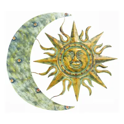 Gardman Aztec Sun and Moon Wall Art, 26" Long x 24" Wide