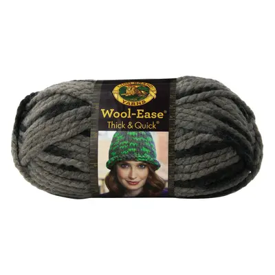 Lion Wool-Ease Thick & Quick Yarn , Meters, Raven