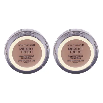 Max Factor Miracle Touch Foundation SPF - Caramel - Pack of for Women 0.4 oz Foundation