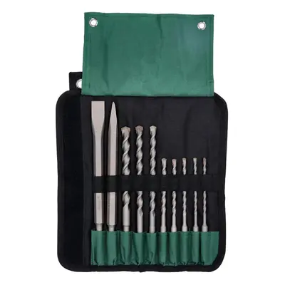 630824000 SDS-PlusÂ ClassicÂ Drill/ChiselÂ Set, V, Green, Set of Piece