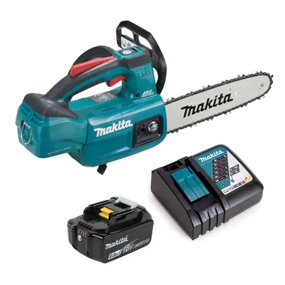 Makita DUC254 18v LXT Cordless Brushless 25cm Chainsaw Top Handle x 6.0ah