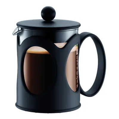 Bodum Kenya French Press Coffee Maker, Borosilicate Glass - 4-Cup (0.5 L), Black