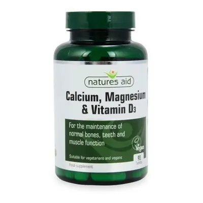 Natures Aid Calcium Magnesium + Vitamin D3 90's Tablets