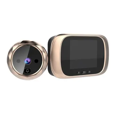 (gold) 2.8 Inch Lcd Color Screen Digital Doorbell Electronic Peephole Door Camera Viewer Degree 