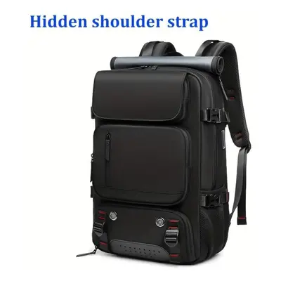 (black) Waterproof Inch Business Laptop Backpack, Travel Rucksack With Separate Shoe Bag, Outdoo