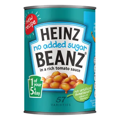 Heinz No Added Sugar Baked Beans - 24x415g