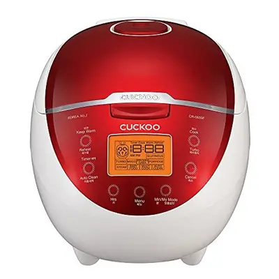 CUCKOO CR-0655F Rice Cooker & Warmer, Cups, LCD-Display 11-Menu Options, Turbo, Mixed, and Brown