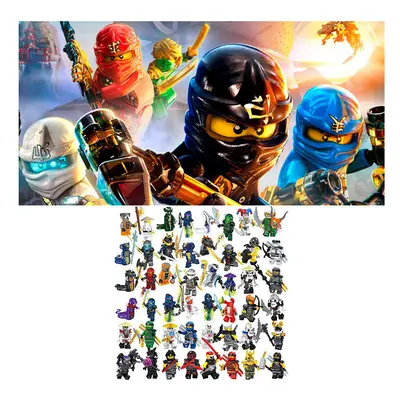 Ninja Building Blocks Kids Toys Collection Ninjago 48pcs/Set Mini Figure Kai Jay