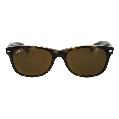 Ray-Ban Sunglasses New Wayfarer 902/57 Tortoise Brown Polarized Medium