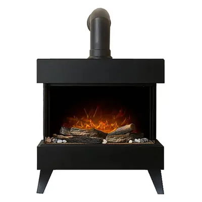 Adam Viera Electric Stove with Remote Control in Black