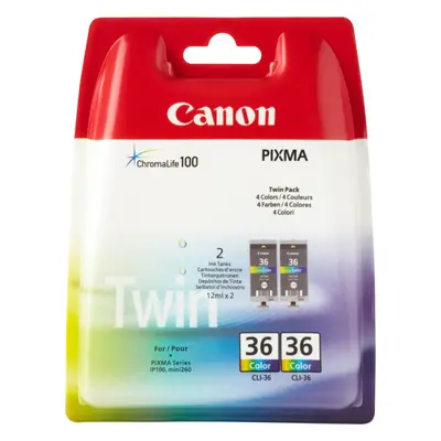 Canon CLI36 Ink Cartridge Twin Pack