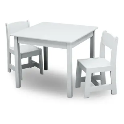 Delta Children MySize Kids Wood Table and Chair Set (2 Chairs Included) - Ideal for Arts & Craft