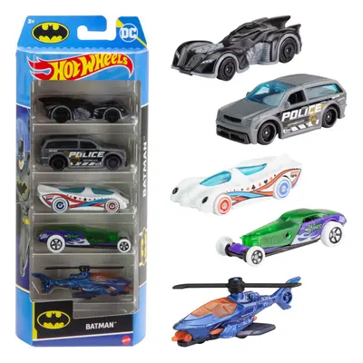 1:64 Scale Toy Cars, Set of Batman-Themed Vehicles, HXD61