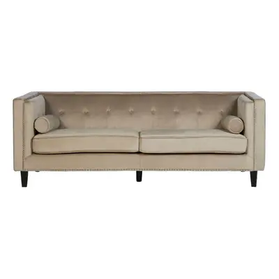 Premier Housewares Felisa Seat Mink Velvet Sofa