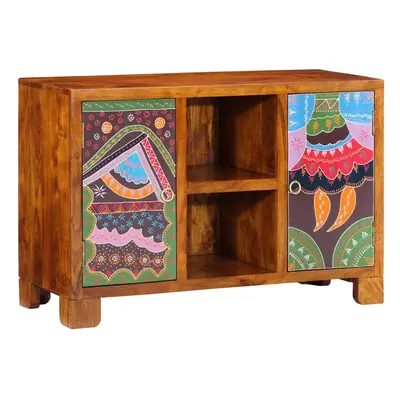 vidaXL Sideboard Multicolour 90x35x60 Solid Wood Acacia cabinet cupboard